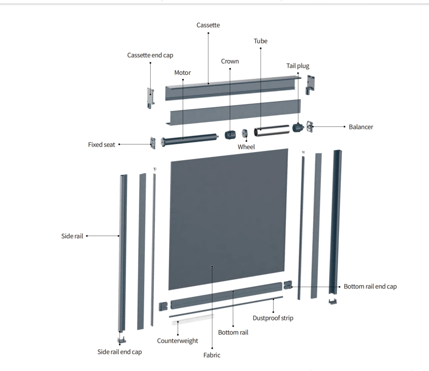 WR110 product exploded view